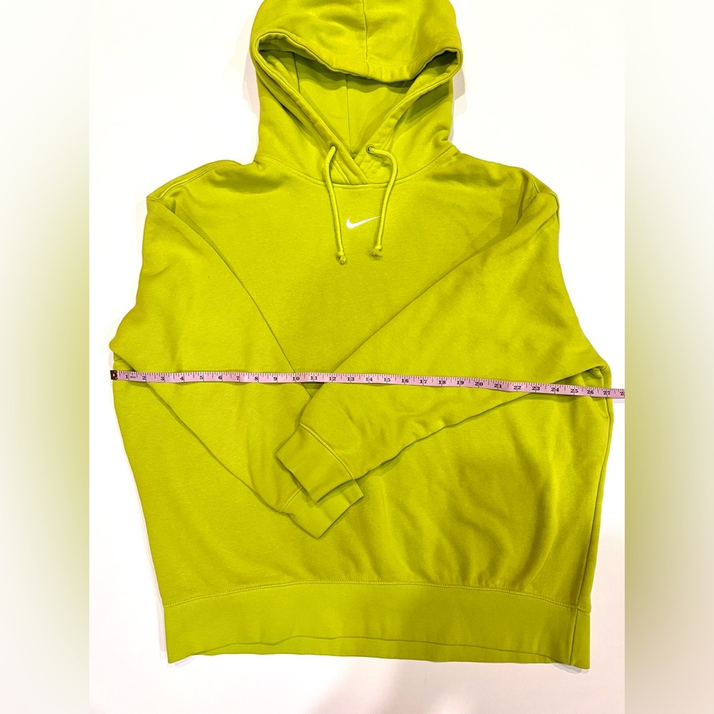 Nike Lime Green Hoodie | Hooded Sweatshirt - Picture 3 of 6